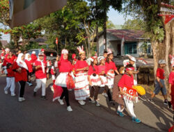 Gerindra Kalbar : Jalan Sehat HUT RI ke 78 Pupuk Persatuan
